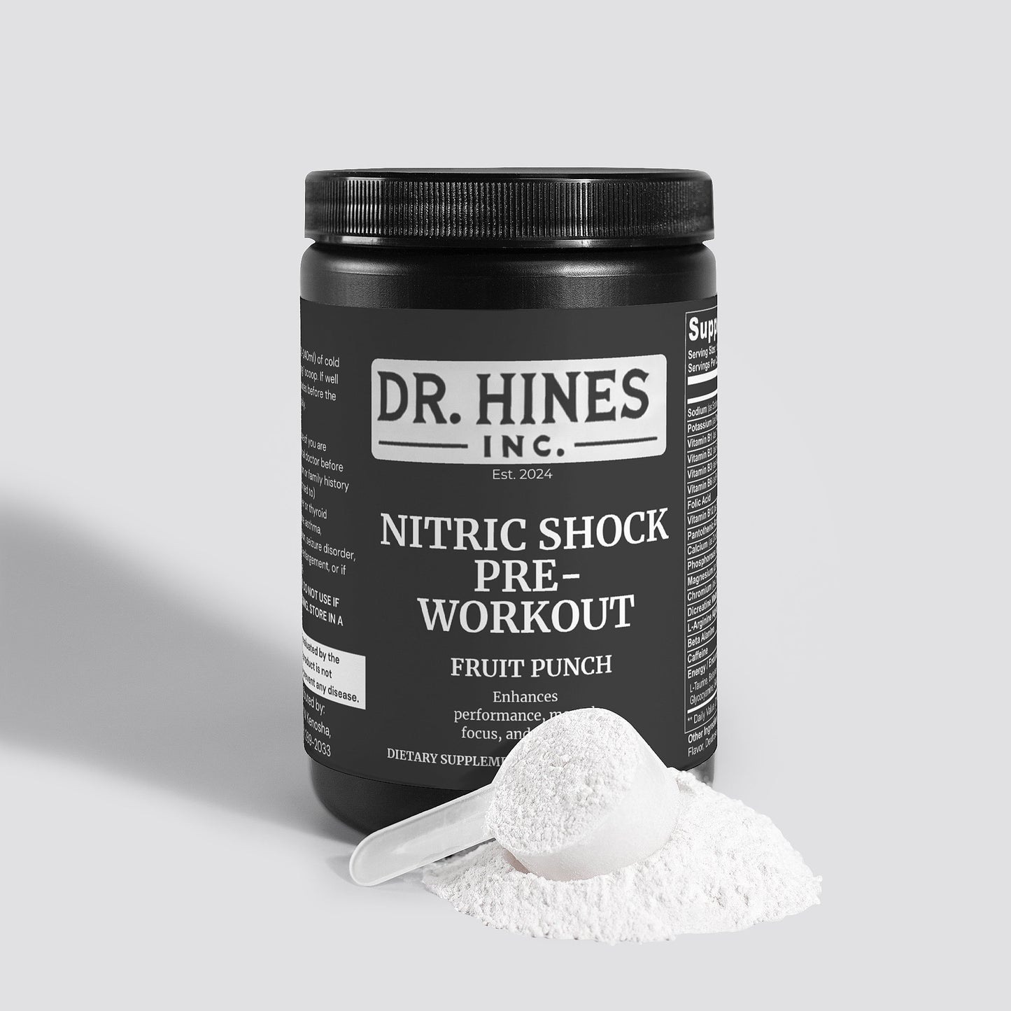 Nitric Shock Pre-Workout Powder (Fruit Punch)