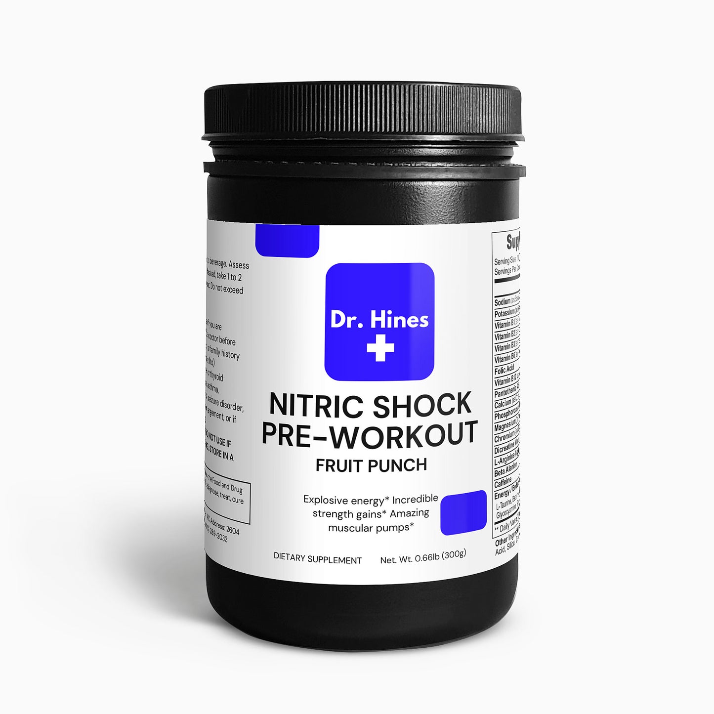 Nitric Shock Pre-Workout Powder (Fruit Punch)